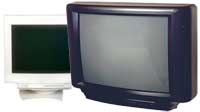TVs and computer monitors